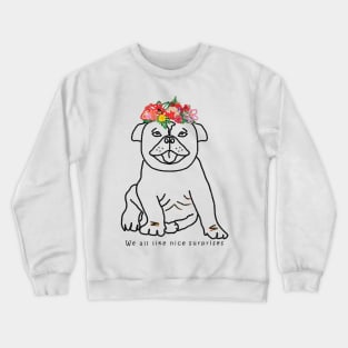 We All Like Nice Surprises Crewneck Sweatshirt